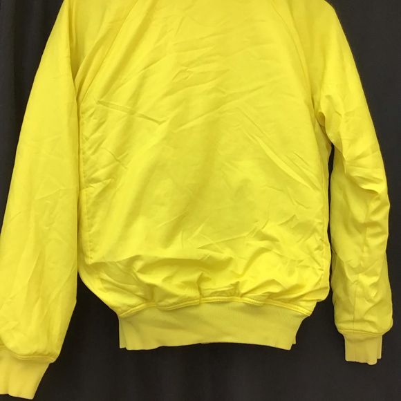 VINTAGE ADIDAS YELLOW/GRAY BOMBER REVERSABLE QUILTED JACKET SIZE M - Picture 3 of 8